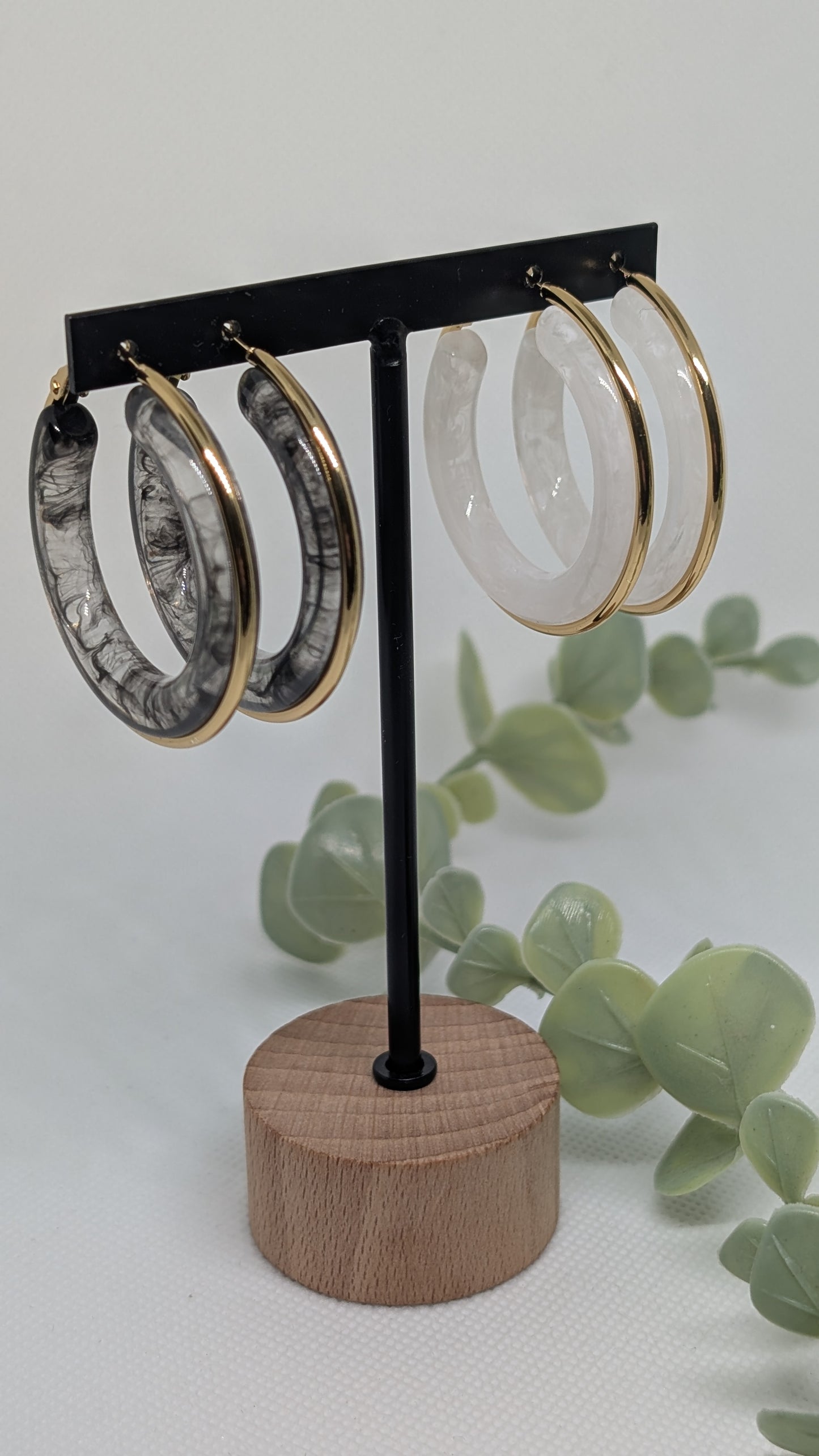 Boucles d'oreilles Marbre