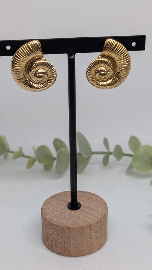 Boucles d'oreilles Snail